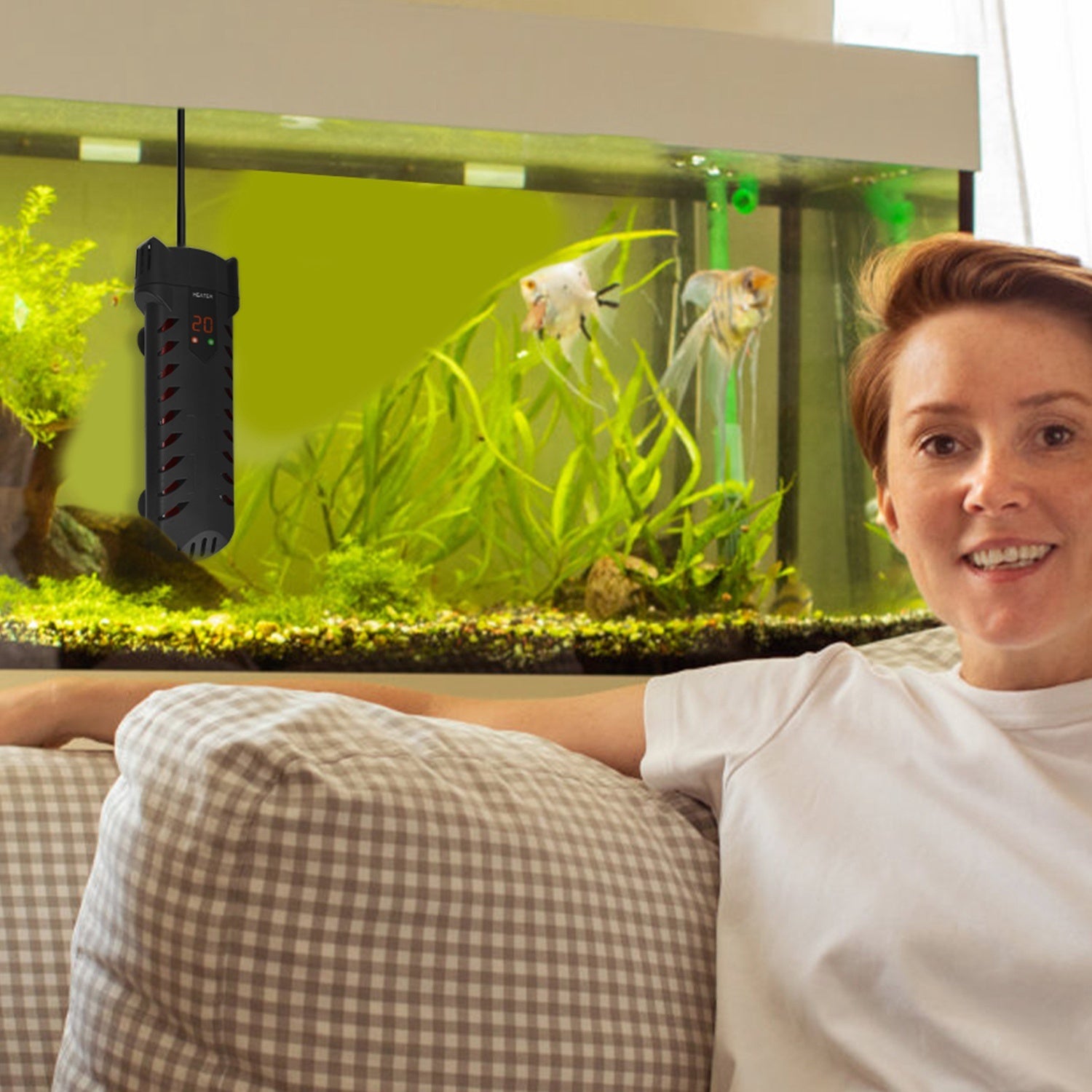 Fish Tank Heater with External Thermostat