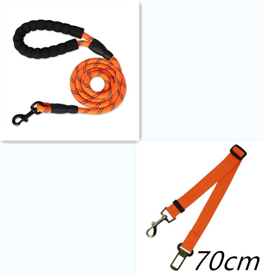 Reflective Dog Leash Nylon Pet Dog Leash Rope For Small Medium Large Dogs Walking Training