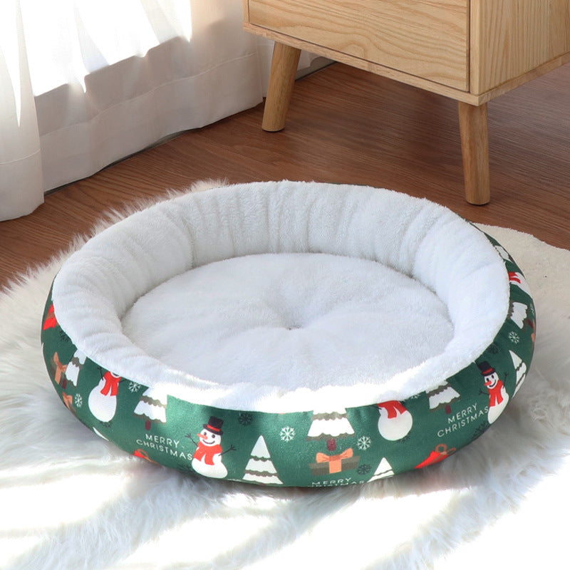 Christmas Mattresses For Pet Dogs And Cats, Warm Pet Beds