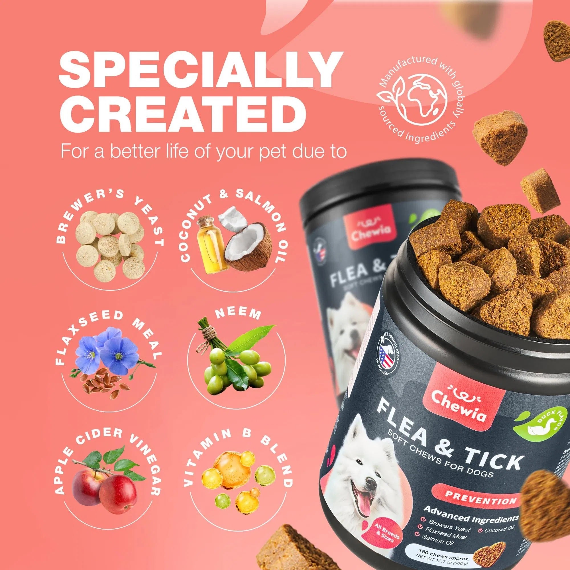 Flea & Tick Treatment Chews for Dogs
