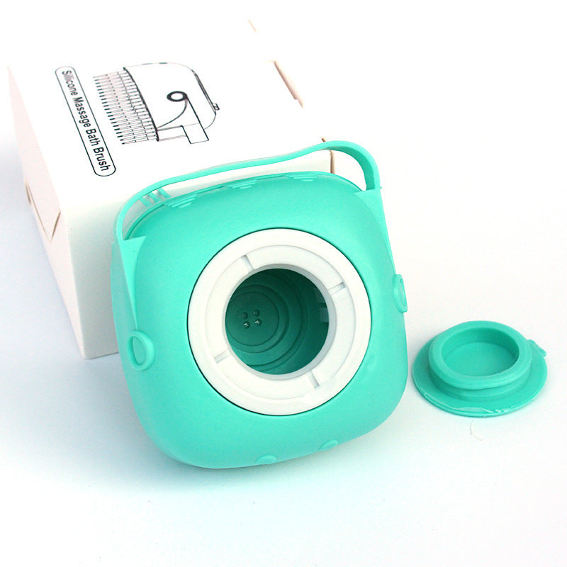 Silicone Dog Bath Massage Gloves Brush Pet Cat Bathroom Cleaning Tool Comb Brush For Dog Can Pour Shampoo Dog Grooming