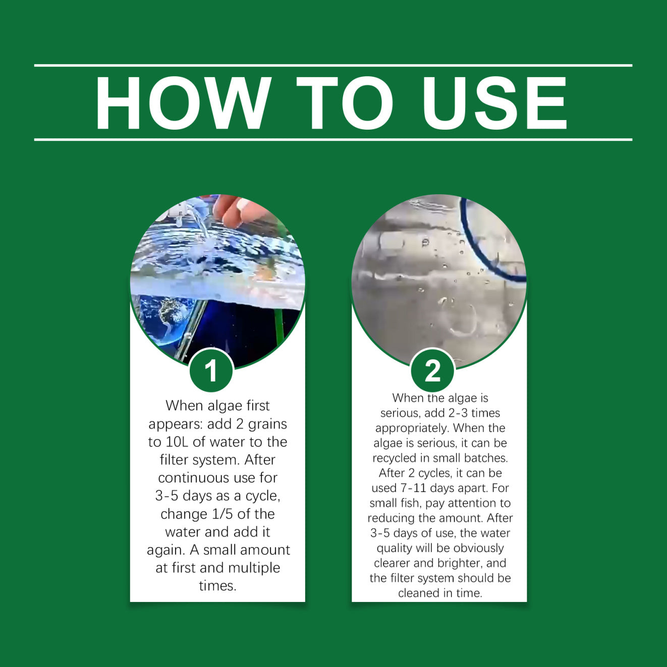 Yegbong Fish Tank Water Purification Tablets Water Quality Cleaning Deodorization Algae Stain Sludge Clear Fish Pond For Water Quality