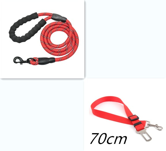 Reflective Dog Leash Nylon Pet Dog Leash Rope For Small Medium Large Dogs Walking Training