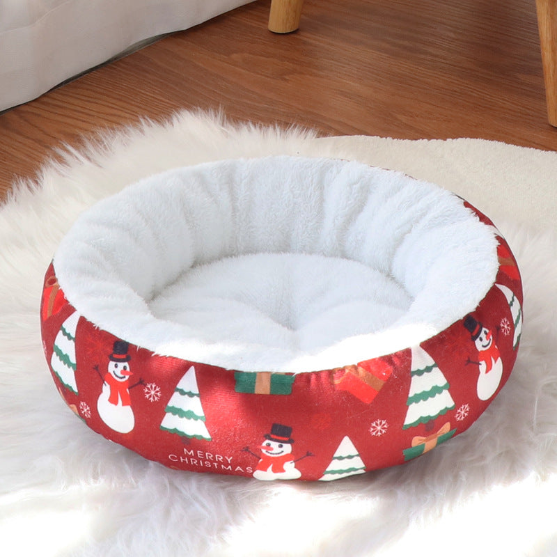 Christmas Mattresses For Pet Dogs And Cats, Warm Pet Beds