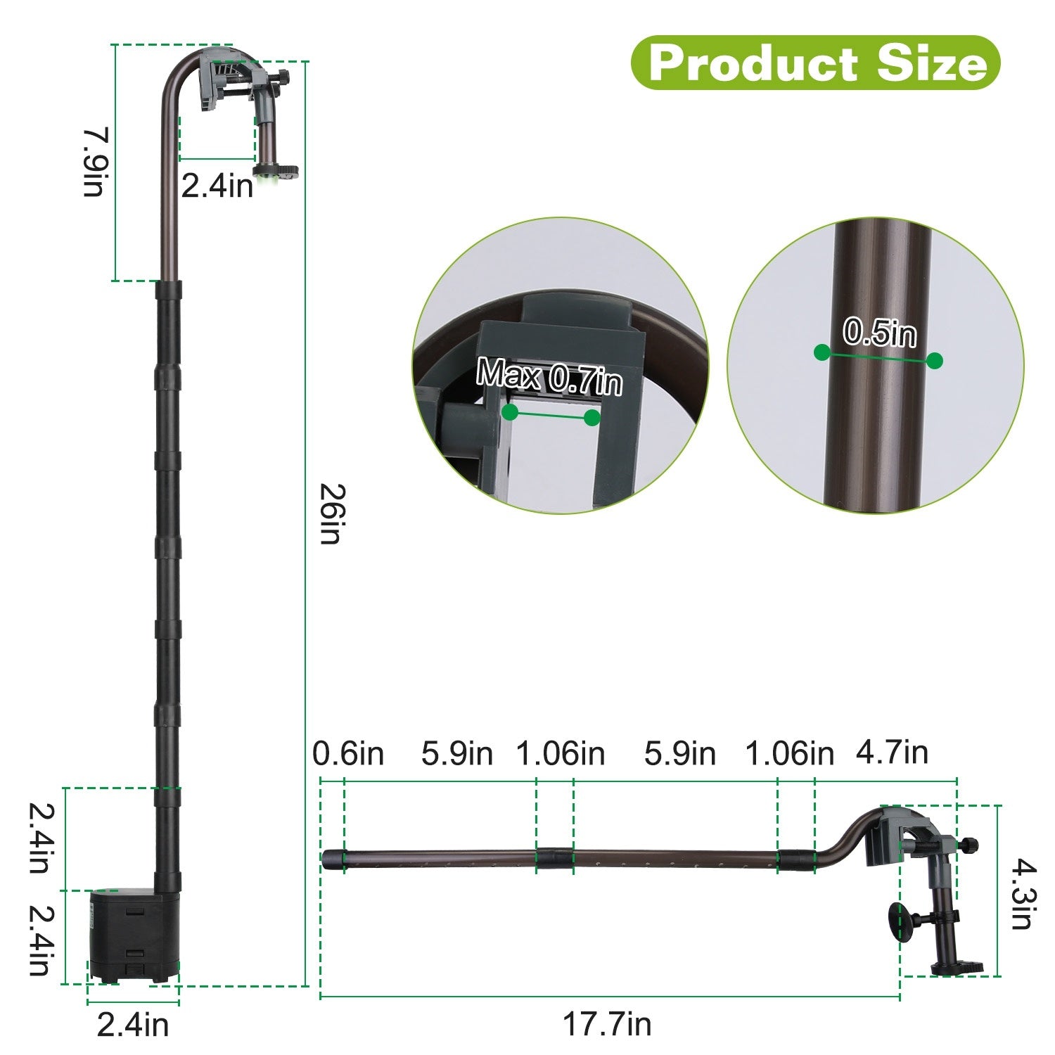 1Pc 3-Stage External Canister Filter For Aquarium Fish Tank