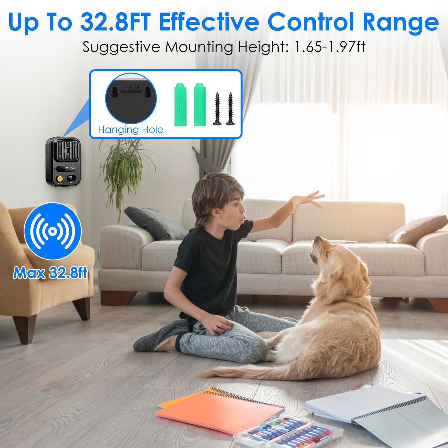 IPX4 Waterproof Anti-Bark Device