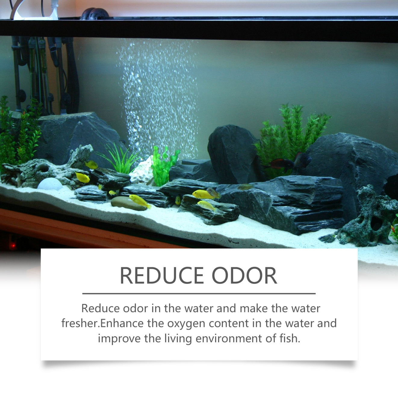 Yegbong Fish Tank Water Clarifier Aquarium Water Clarification Household Fish Tank Decontamination Cleaner