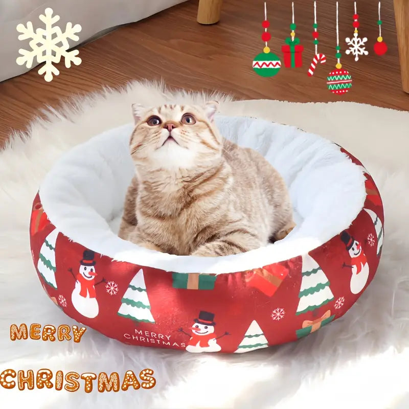Christmas Mattresses For Pet Dogs And Cats, Warm Pet Beds