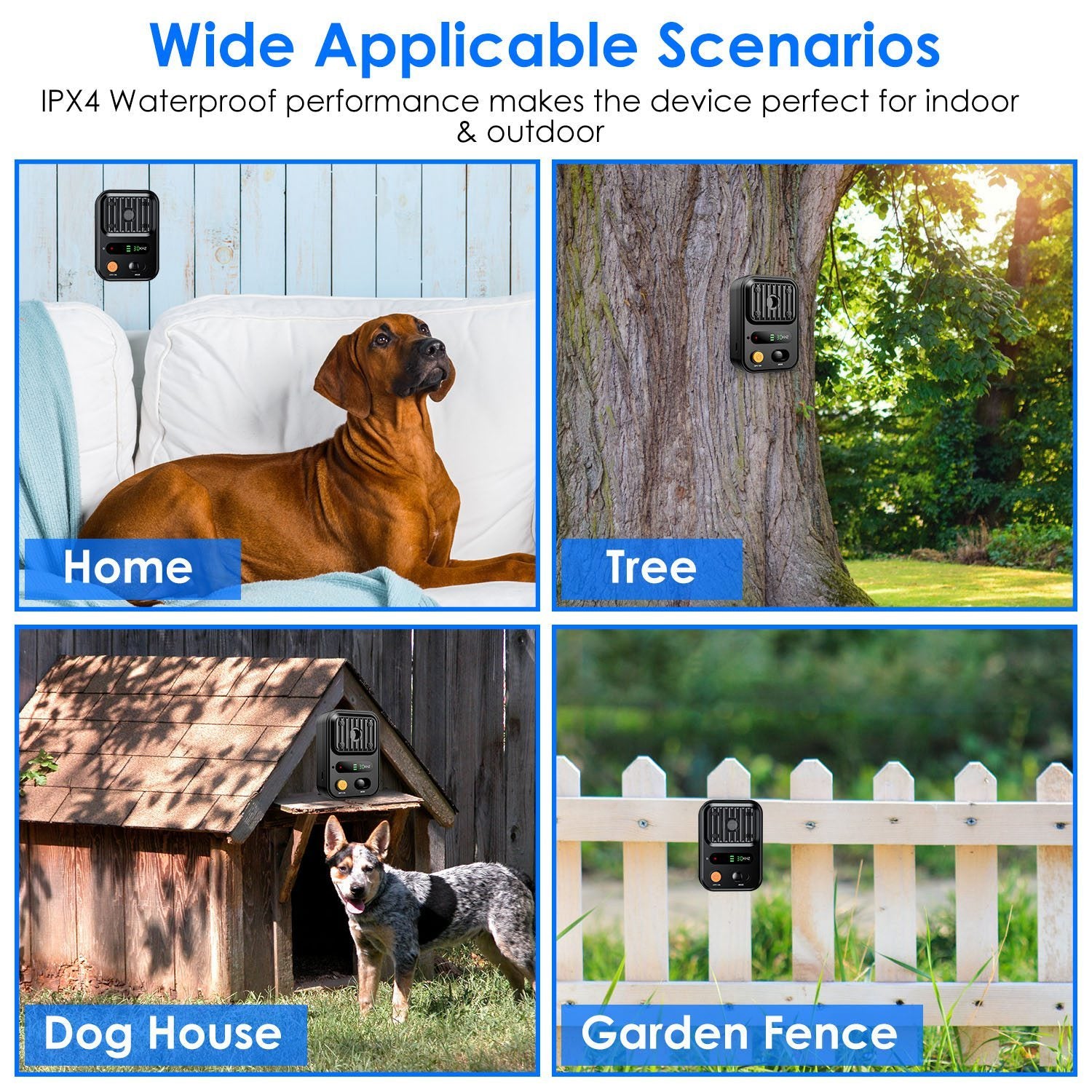 IPX4 Waterproof Anti-Bark Device